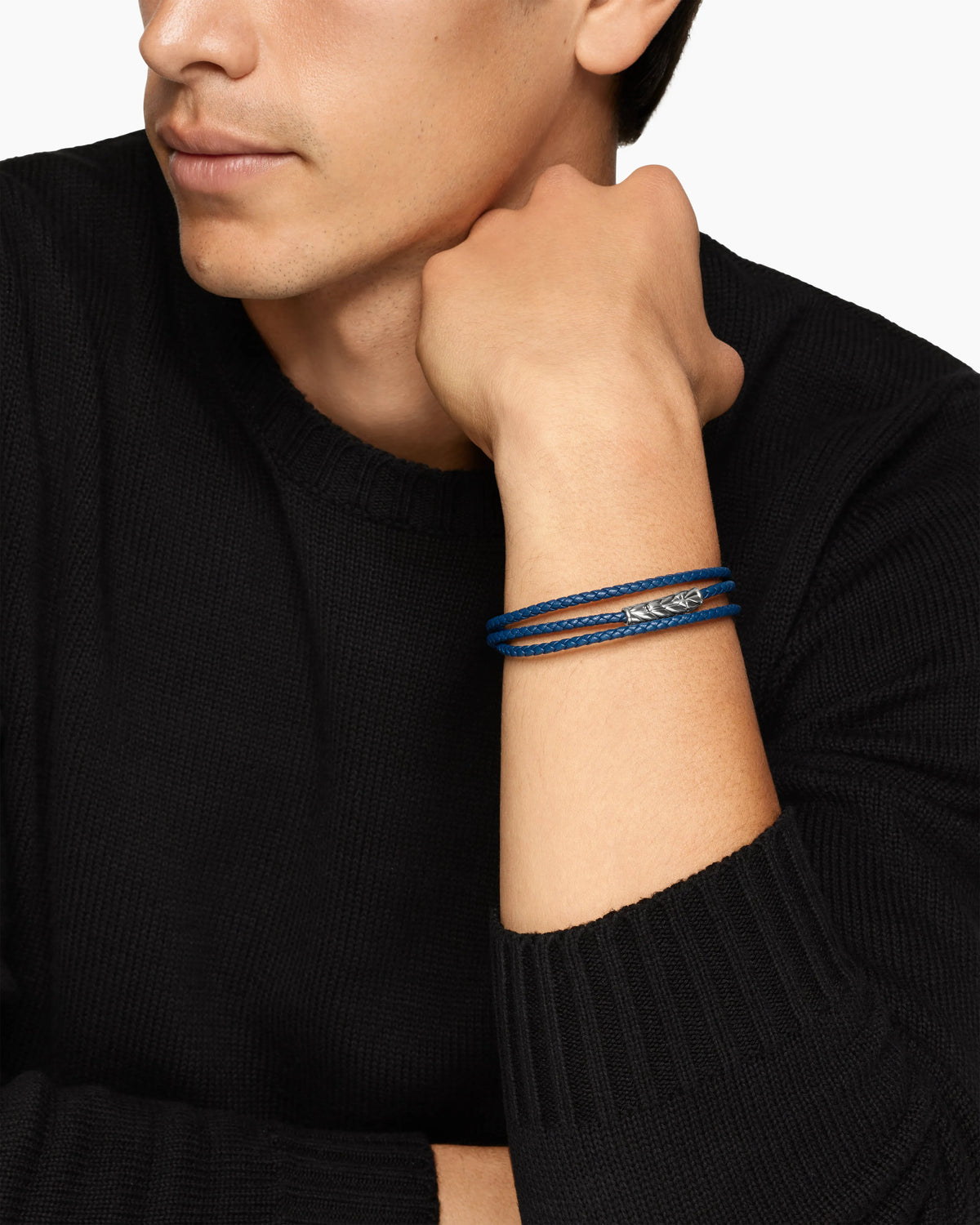 BLUE LEATHER
