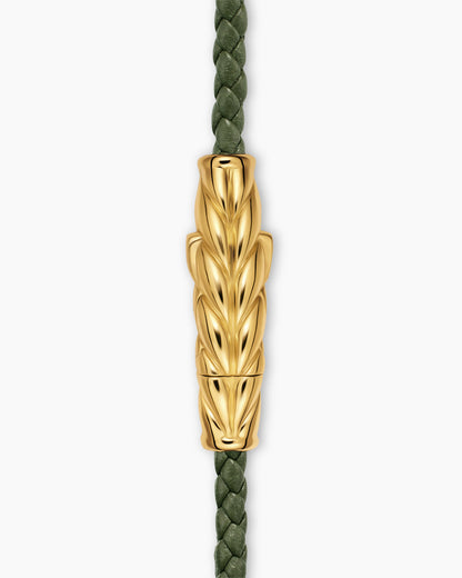 GREEN LEATHER