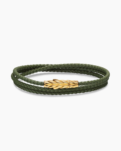 GREEN LEATHER